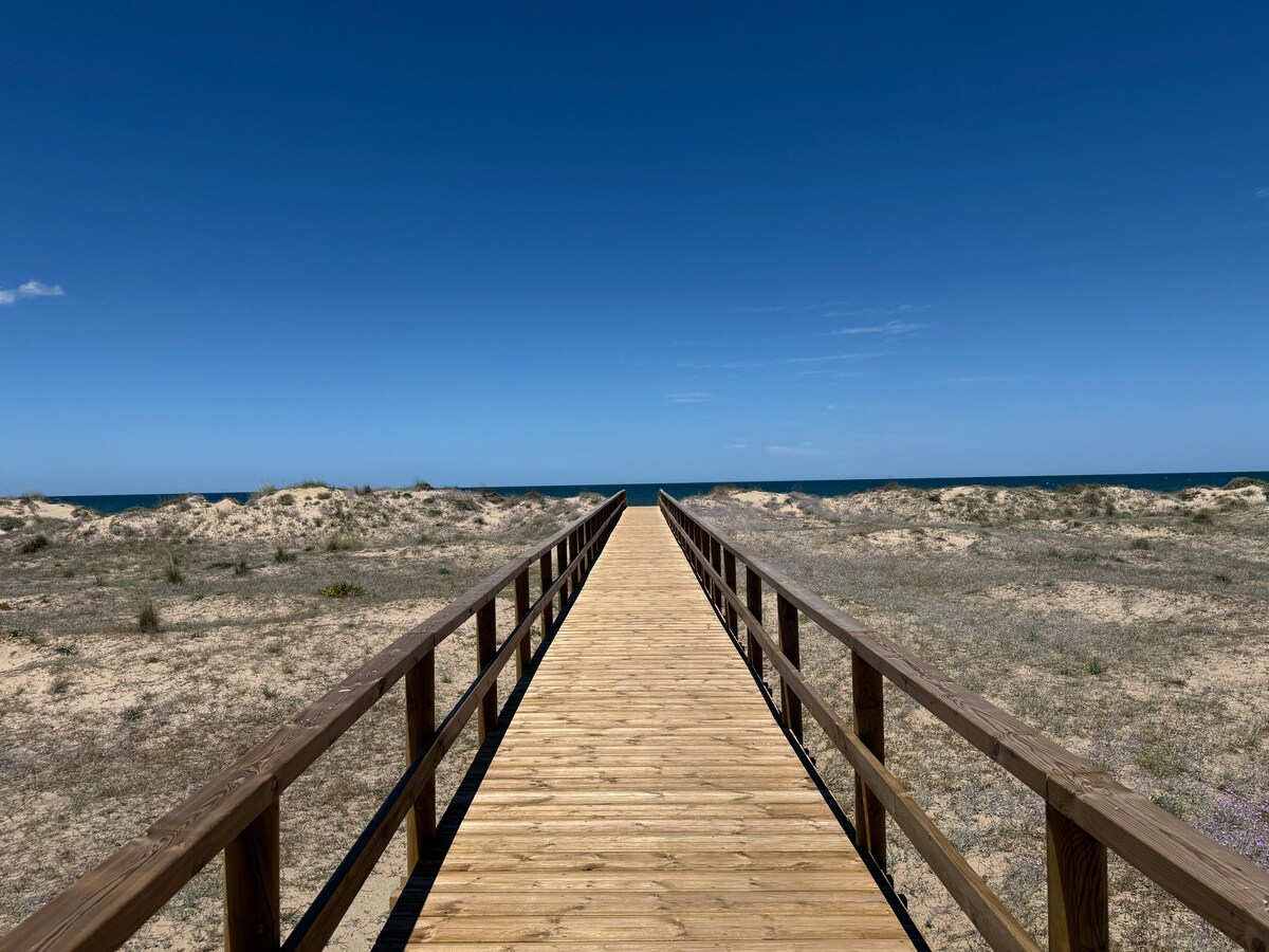 Steg zum Strand